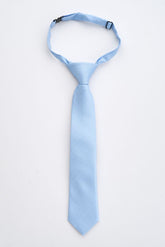 Junior Light Blue Textured Tie